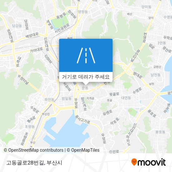 고동골로28번길 지도