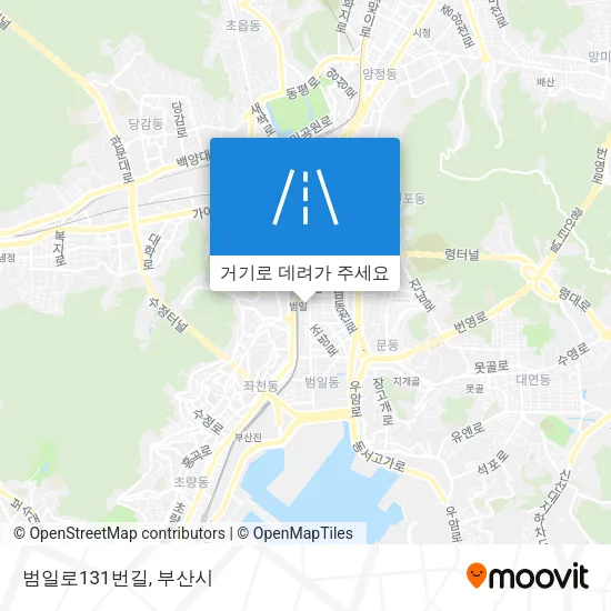 범일로131번길 지도