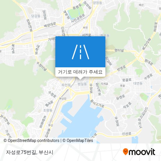 자성로75번길 지도