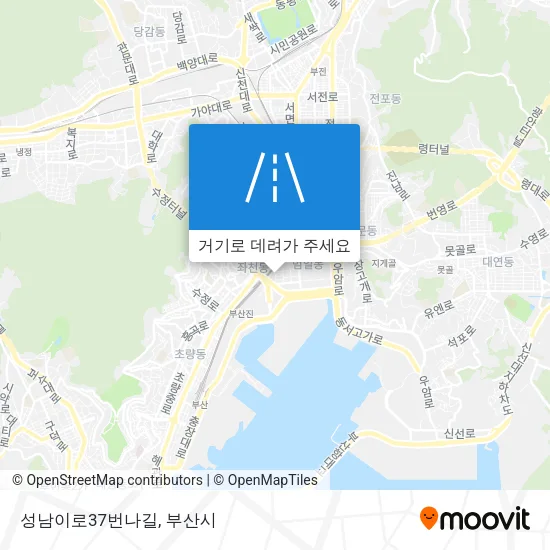 성남이로37번나길 지도