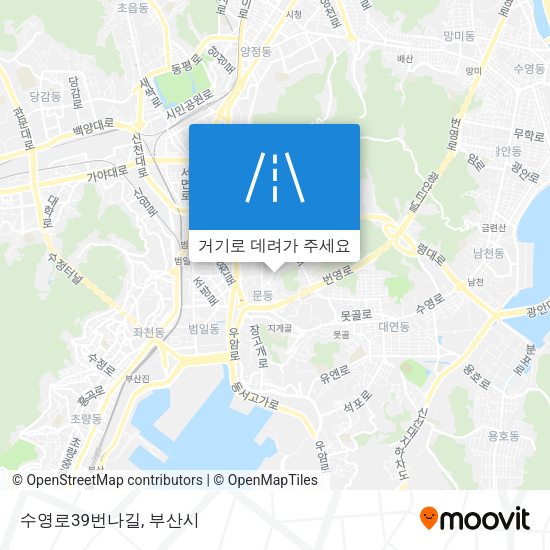 수영로39번나길 지도