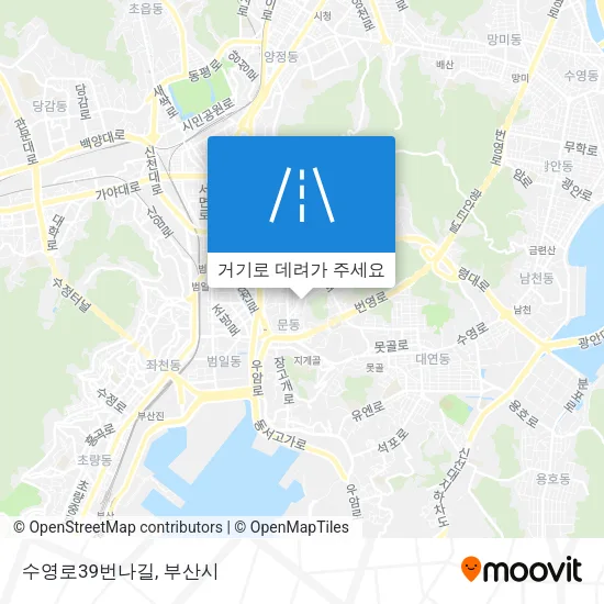 수영로39번나길 지도