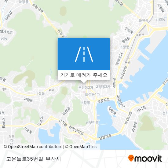 고운들로35번길 지도