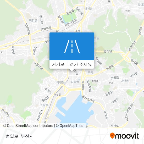 범일로 지도