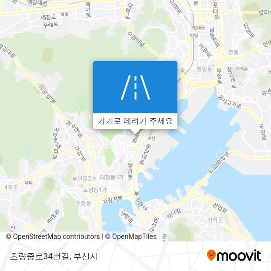 초량중로34번길 지도