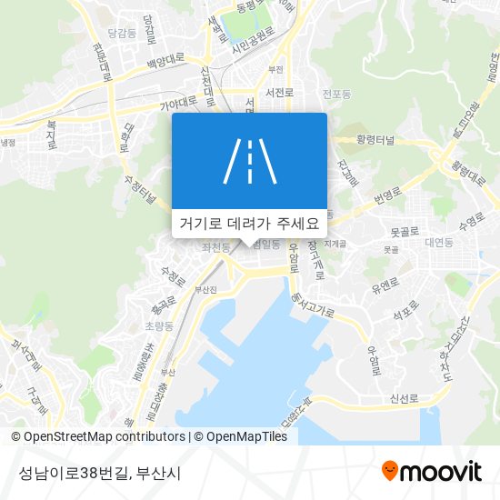 성남이로38번길 지도