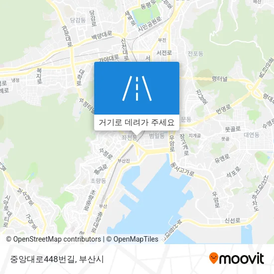 중앙대로448번길 지도