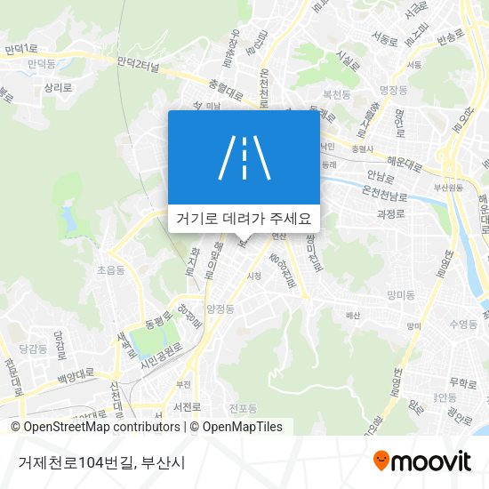거제천로104번길 지도