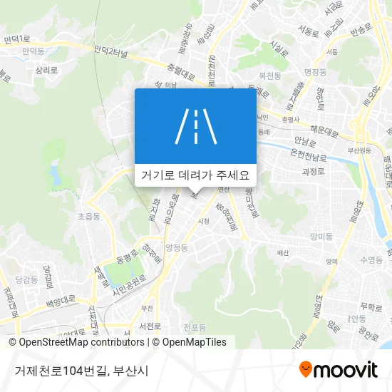 거제천로104번길 지도