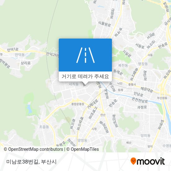 미남로38번길 지도