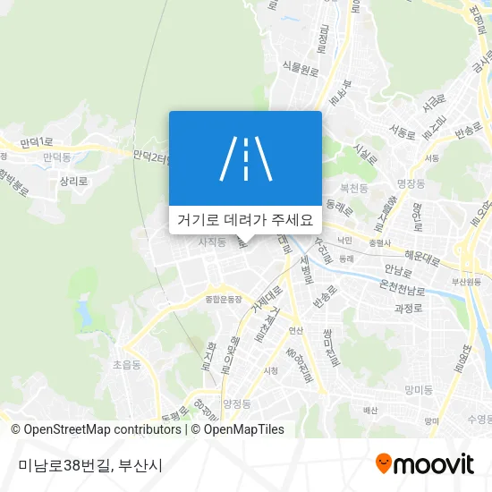 미남로38번길 지도