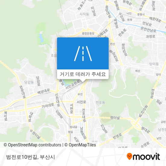 범전로10번길 지도