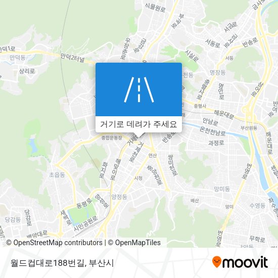 월드컵대로188번길 지도