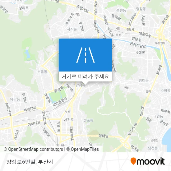 양정로6번길 지도