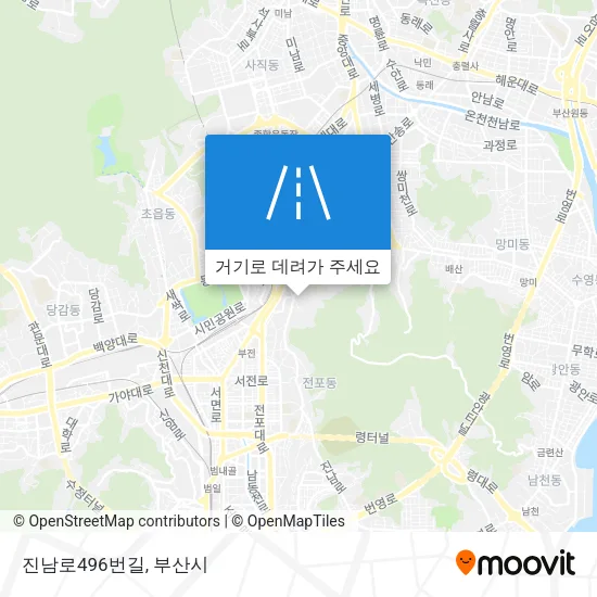 진남로496번길 지도