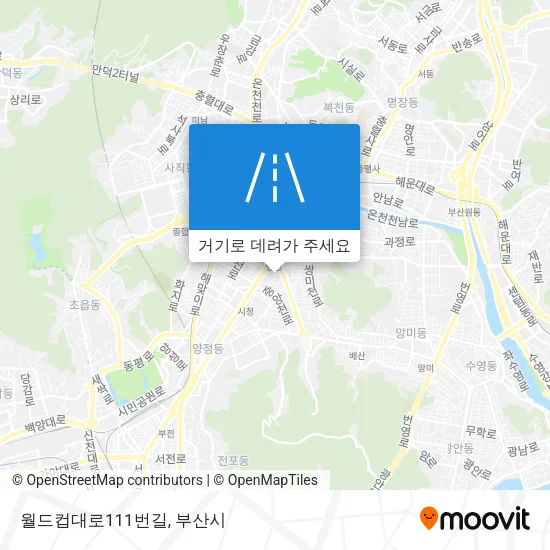 월드컵대로111번길 지도