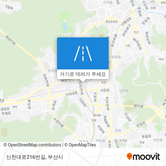 신천대로216번길 지도
