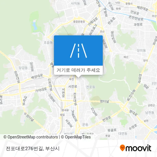 전포대로276번길 지도