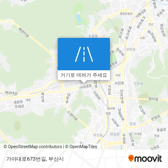 가야대로673번길 지도