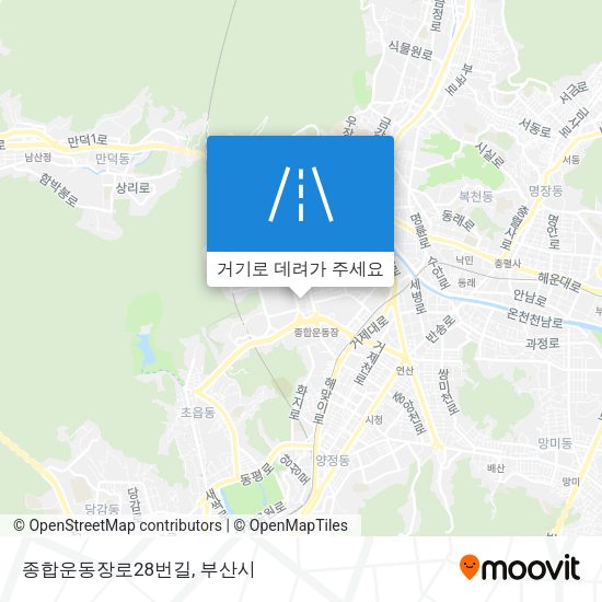 종합운동장로28번길 지도