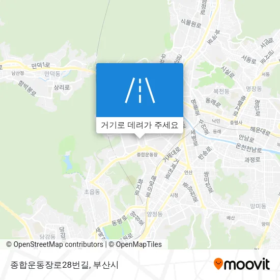 종합운동장로28번길 지도
