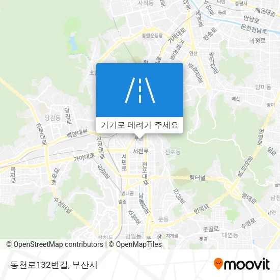 동천로132번길 지도