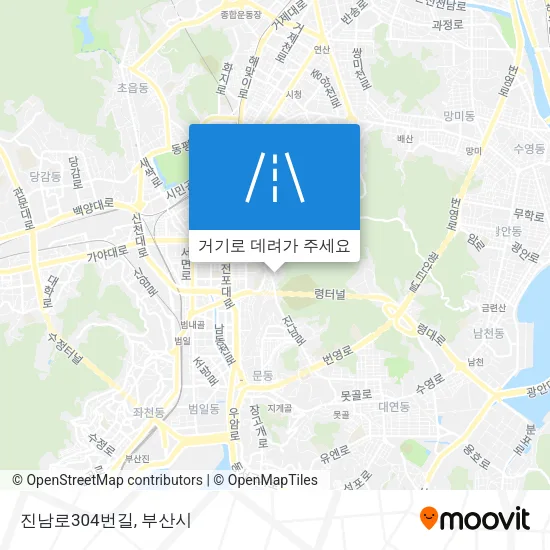 진남로304번길 지도