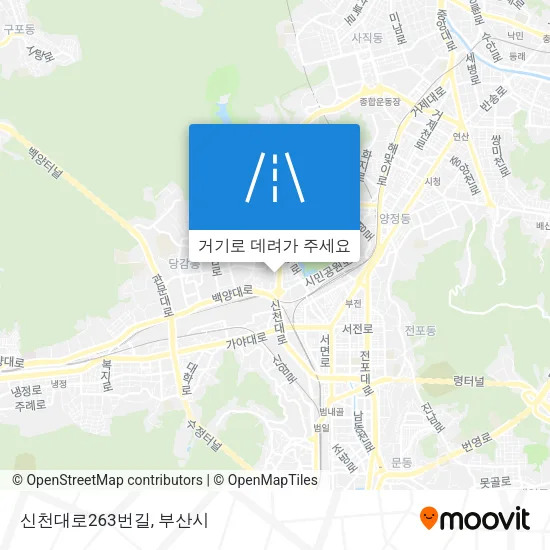 신천대로263번길 지도
