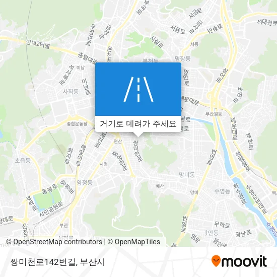 쌍미천로142번길 지도