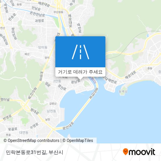 민락본동로31번길 지도