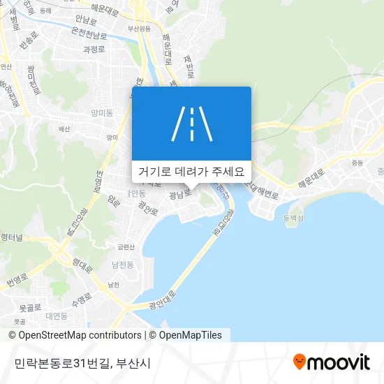 민락본동로31번길 지도