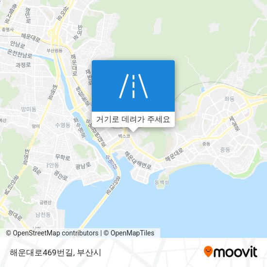 해운대로469번길 지도