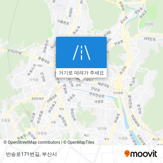 반송로171번길 지도
