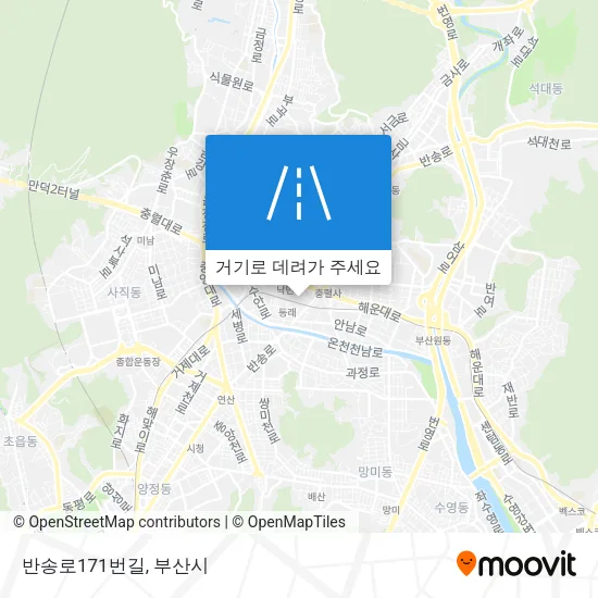 반송로171번길 지도