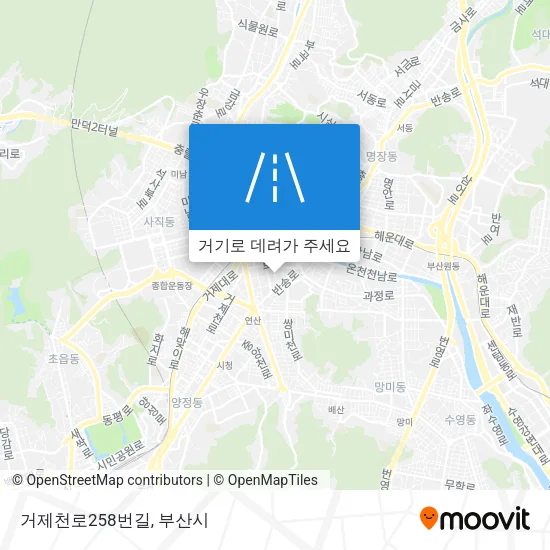 거제천로258번길 지도