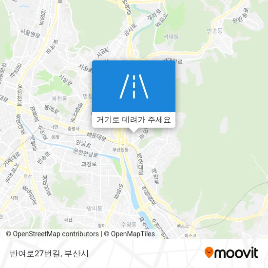 반여로27번길 지도