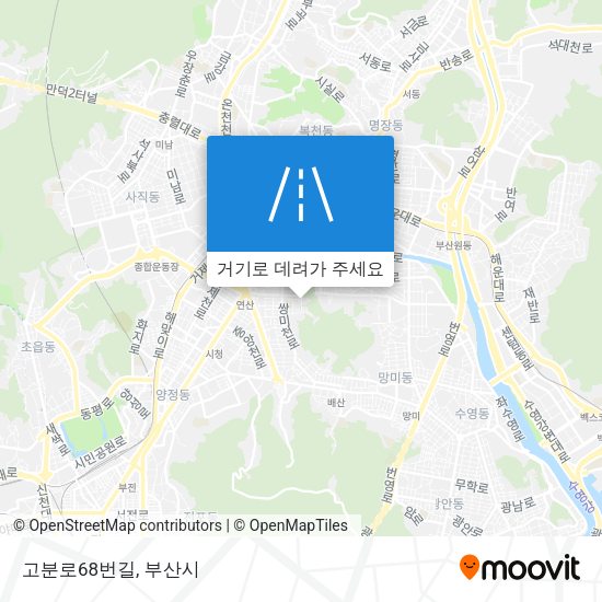 고분로68번길 지도