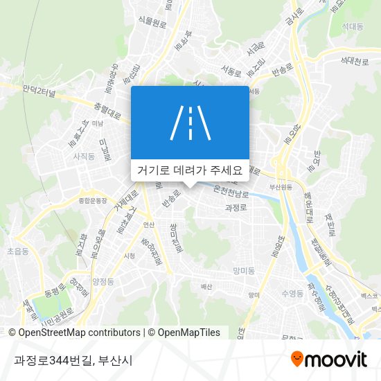 과정로344번길 지도
