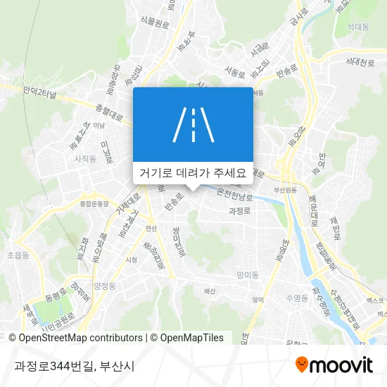 과정로344번길 지도
