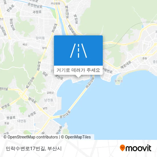 민락수변로17번길 지도