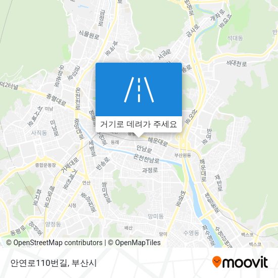 안연로110번길 지도