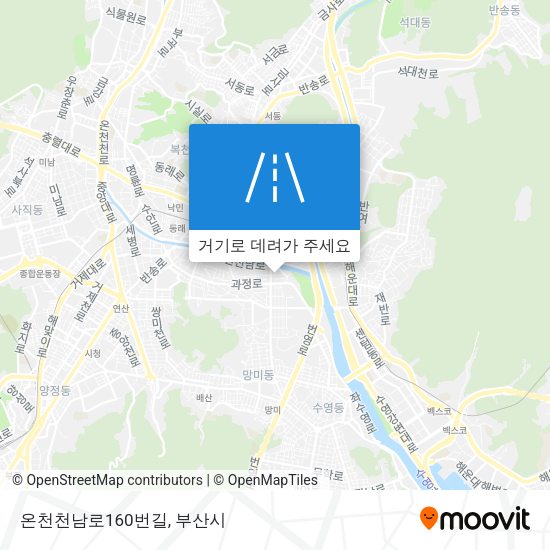 온천천남로160번길 지도