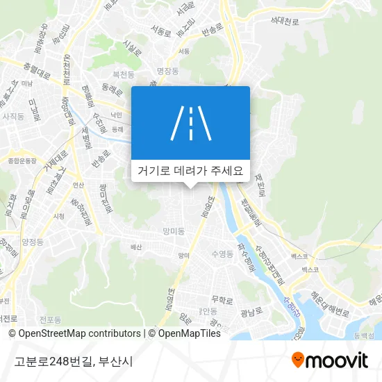 고분로248번길 지도