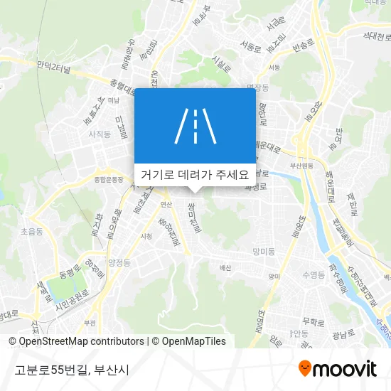 고분로55번길 지도
