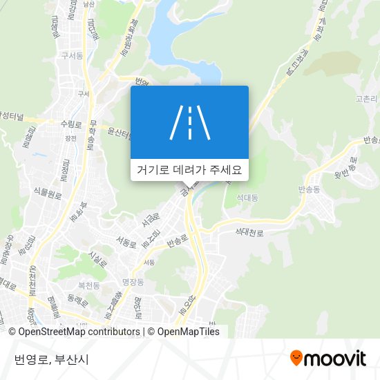 번영로 지도