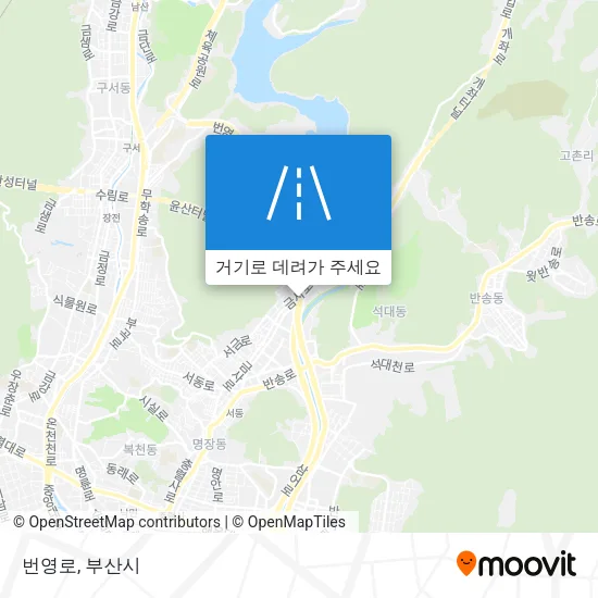 번영로 지도