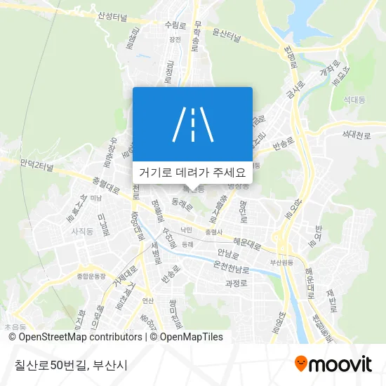 칠산로50번길 지도