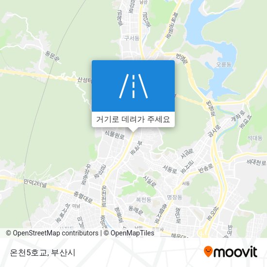 온천5호교 지도