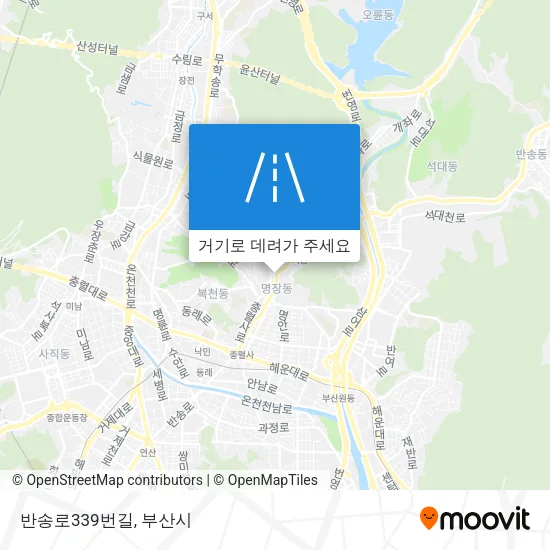 반송로339번길 지도