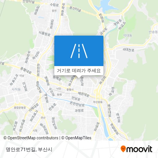 명안로71번길 지도